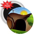 christ tomb 3  Magnet (10 pack)