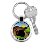 christ tomb Key Chain (Round)