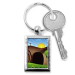 christ tomb Key Chain (Rectangle)