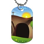 christ tomb Dog Tag (One Side)