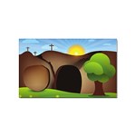 christ tomb Sticker Rectangular (10 pack)