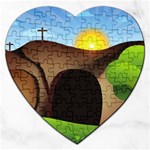 christ tomb Jigsaw Puzzle (Heart)