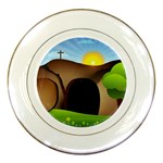 christ tomb Porcelain Plate