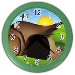 christ tomb Color Wall Clock