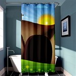 christ tomb Shower Curtain 36  x 72  (Stall)