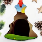 christ tomb Christmas Tree Ornament (Two Sides)