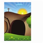 christ tomb Small Garden Flag (Two Sides)