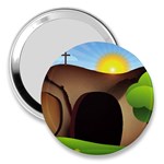 christ tomb 3  Handbag Mirror