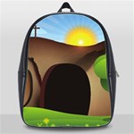 christ tomb School Bag (XL)