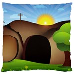 christ tomb Standard Flano Cushion Case (Two Sides)