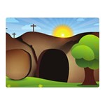 christ tomb Double Sided Flano Blanket (Mini)