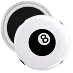 Emoji Eight Ball 3  Magnet