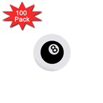 Emoji Eight Ball 1  Mini Button (100 pack) 