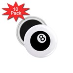 Emoji Eight Ball 1.75  Magnet (10 pack) 