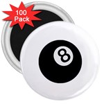 Emoji Eight Ball 3  Magnet (100 pack)