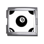 Emoji Eight Ball Mega Link Italian Charm (18mm)