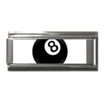 Emoji Eight Ball Superlink Italian Charm (9mm)