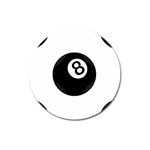 Emoji Eight Ball Magnet 3  (Round)