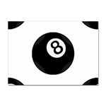 Emoji Eight Ball Sticker A4 (10 pack)