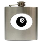 Emoji Eight Ball Hip Flask (6 oz)