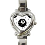 Emoji Eight Ball Heart Italian Charm Watch