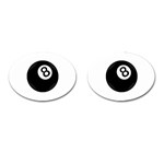 Emoji Eight Ball Cufflinks (Oval)