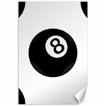 Emoji Eight Ball Canvas 24  x 36 