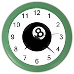 Emoji Eight Ball Color Wall Clock