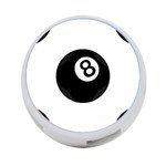 Emoji Eight Ball 4-Port USB Hub (One Side)