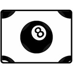 Emoji Eight Ball Fleece Blanket (Large)