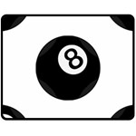 Emoji Eight Ball Fleece Blanket (Medium)