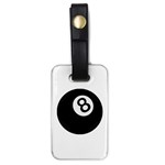 Emoji Eight Ball Luggage Tag (one side)