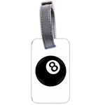 Emoji Eight Ball Luggage Tag (two sides)