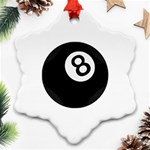 Emoji Eight Ball Ornament (Snowflake)