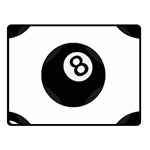 Emoji Eight Ball Double Sided Fleece Blanket (Small)