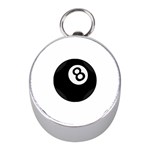 Emoji Eight Ball Silver Compass (Mini)