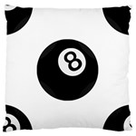 Emoji Eight Ball Standard Flano Cushion Case (One Side)