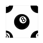 Emoji Eight Ball Small Satin Scarf (Square)