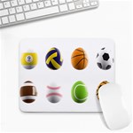 sports easter eggs Small Mousepad