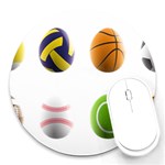 sports easter eggs Round Mousepad