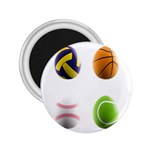 sports easter eggs 2.25  Magnet