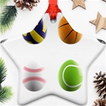 sports easter eggs Ornament (Star)