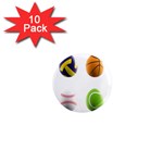 sports easter eggs 1  Mini Magnet (10 pack) 