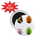 sports easter eggs 1.75  Magnet (10 pack) 