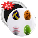 sports easter eggs 3  Magnet (100 pack)