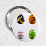 sports easter eggs 2.25  Handbag Mirror