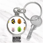 sports easter eggs Nail Clippers Key Chain