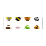 sports easter eggs Sticker (Bumper)