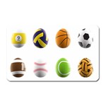 sports easter eggs Magnet (Rectangular)