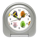 sports easter eggs Travel Alarm Clock